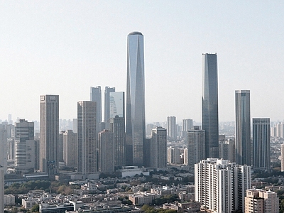 现代城市背景