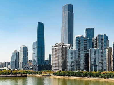 现代城市背景