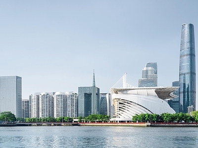 现代城市背景