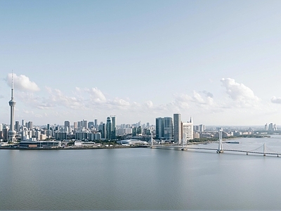 现代城市背景