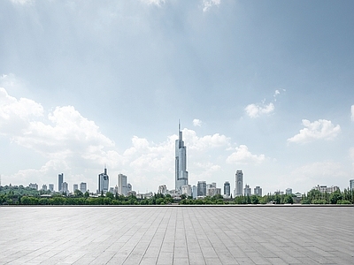 现代城市背景