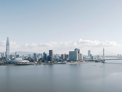 现代城市背景
