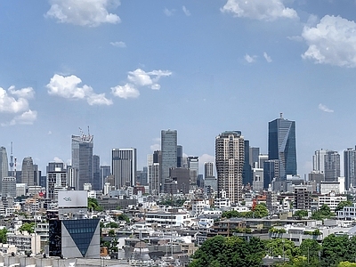 现代城市背景