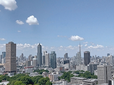 现代城市背景