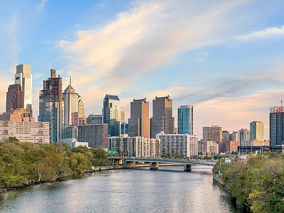 现代城市背景