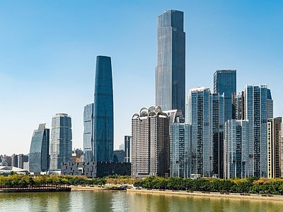 现代城市背景