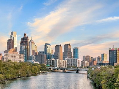现代城市背景