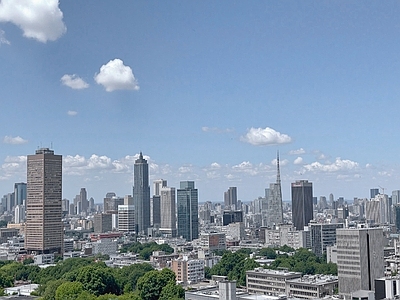 现代城市背景