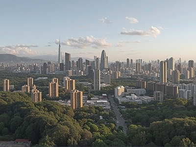 现代城市背景
