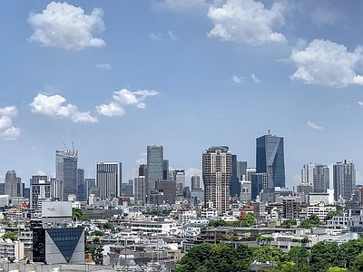 现代城市背景