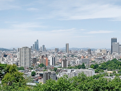现代城市背景