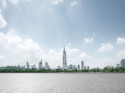 现代城市背景