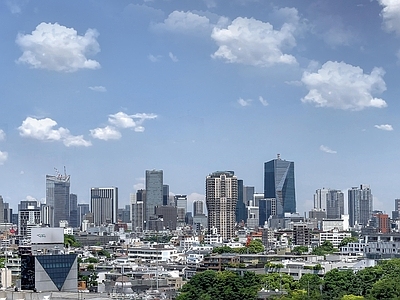 现代城市背景
