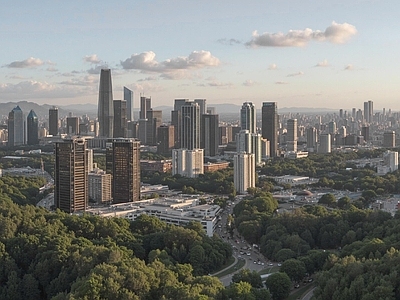 现代城市背景