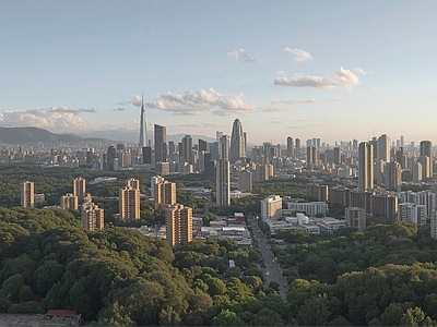 现代城市背景