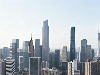 现代城市背景
