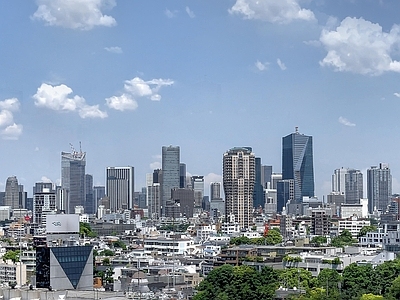 现代城市背景