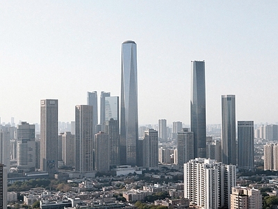 现代城市背景