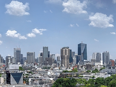 现代城市背景