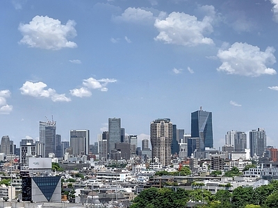 现代城市背景