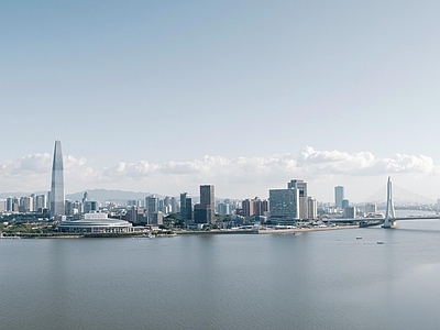 现代城市背景