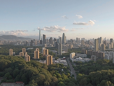 现代城市背景