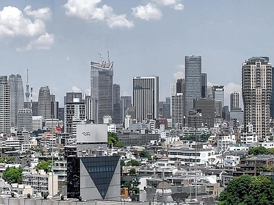 现代城市背景