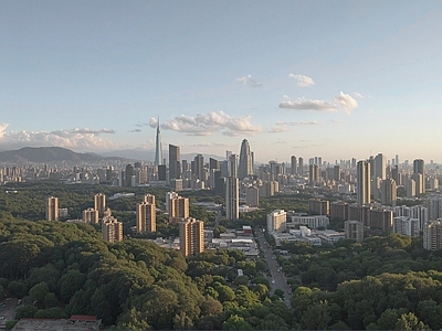 现代城市背景