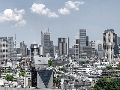 现代城市背景
