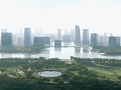 现代城市背景