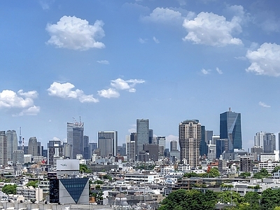 现代城市背景