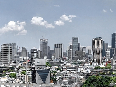 现代城市背景