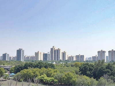 现代城市背景