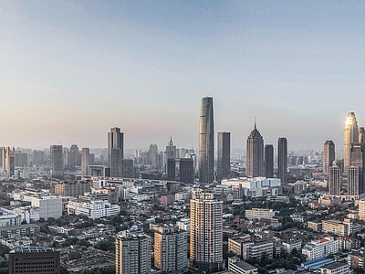 现代城市背景