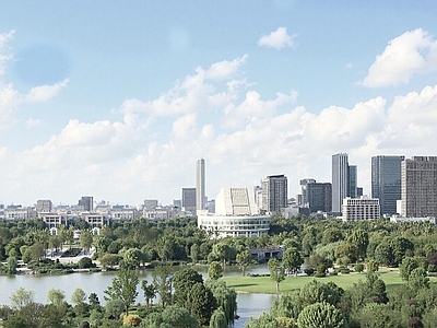 现代城市背景