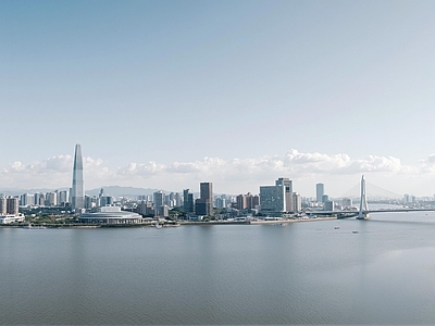现代城市背景