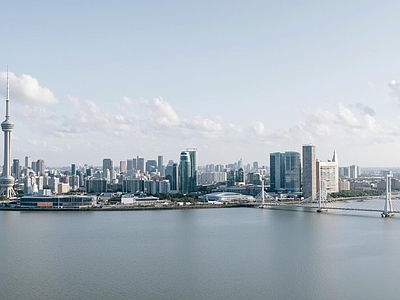 现代城市背景