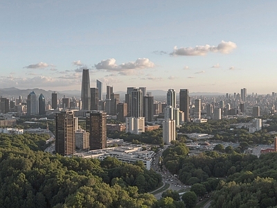 现代城市背景