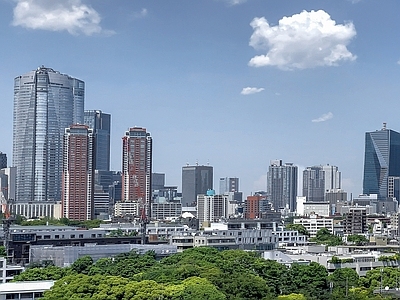 现代城市背景
