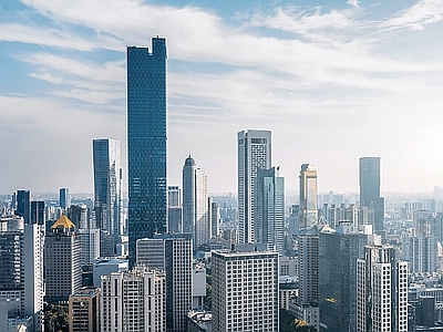 现代城市背景