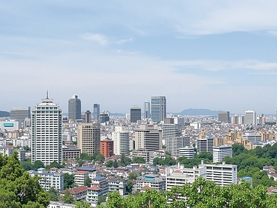 现代城市背景