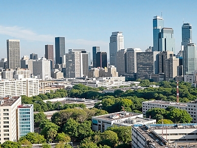 现代城市背景