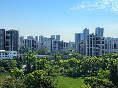 现代城市背景
