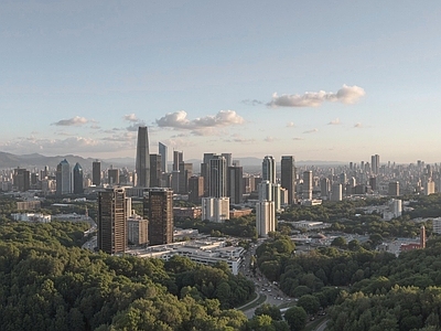 现代城市背景