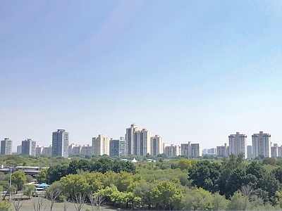 现代城市背景