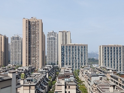 现代城市背景