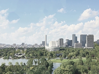 现代城市背景