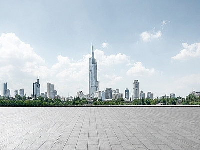 现代城市背景