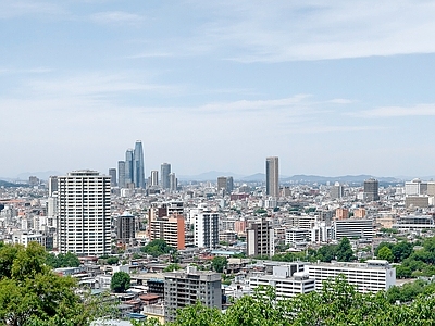 现代城市背景