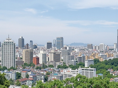 现代城市背景